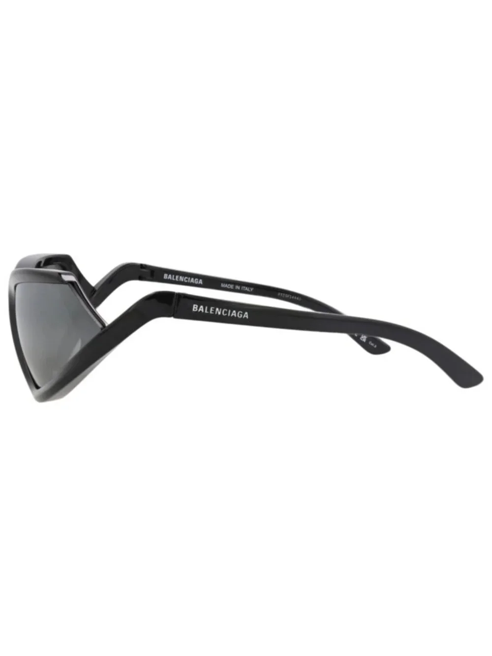 New Balenciaga Women's Sunglasses Shield Wrap Bio Injection Frame Unisex Black